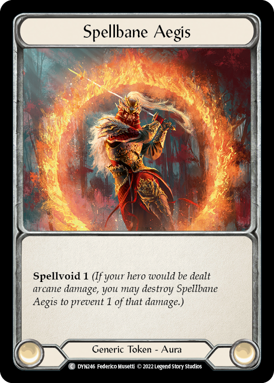 Spellbane Aegis [DYN246] Rainbow Foil, Dynasty, Common, DYN246