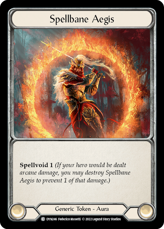 Spellbane Aegis [DYN246] Rainbow Foil, Dynasty, Common, DYN246