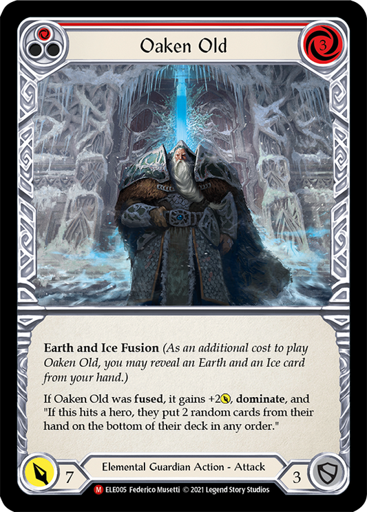 Oaken Old [ELE005] Unlimited Edition Rainbow Foil, Tales of Aria, Majestic, ELE005