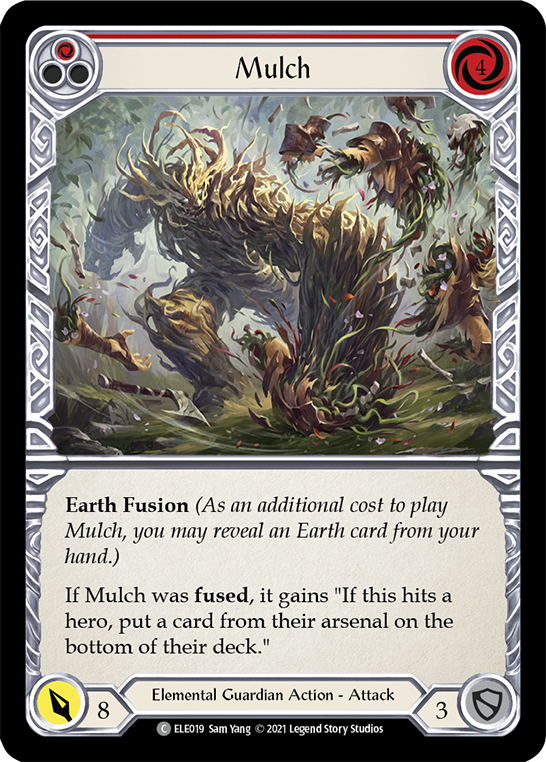 Mulch (Red) [ELE019] Unlimited Edition Rainbow Foil, Tales of Aria, Common, ELE019