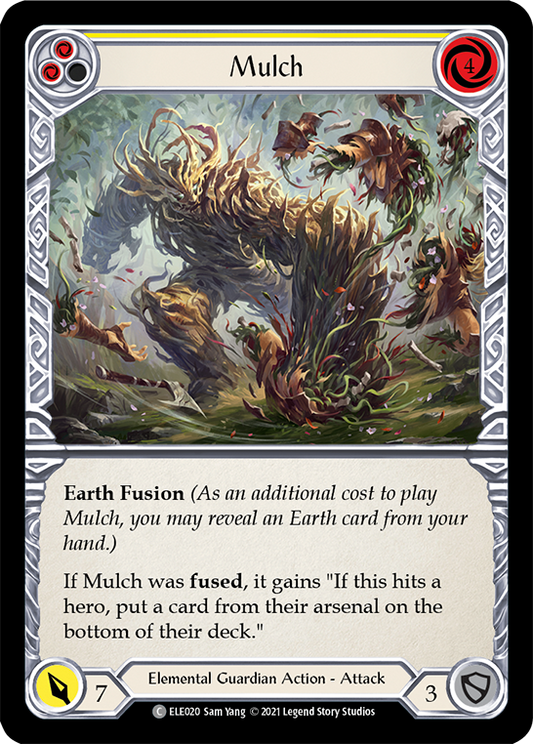 Mulch (Yellow) [ELE020] Unlimited Edition Rainbow Foil, Tales of Aria, Common, ELE020