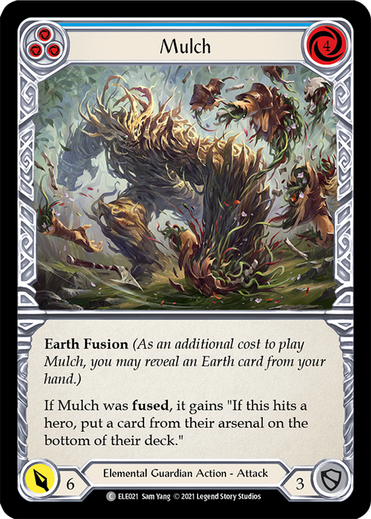 Mulch (Blue) [ELE021] Unlimited Edition Rainbow Foil, Tales of Aria, Common, ELE021