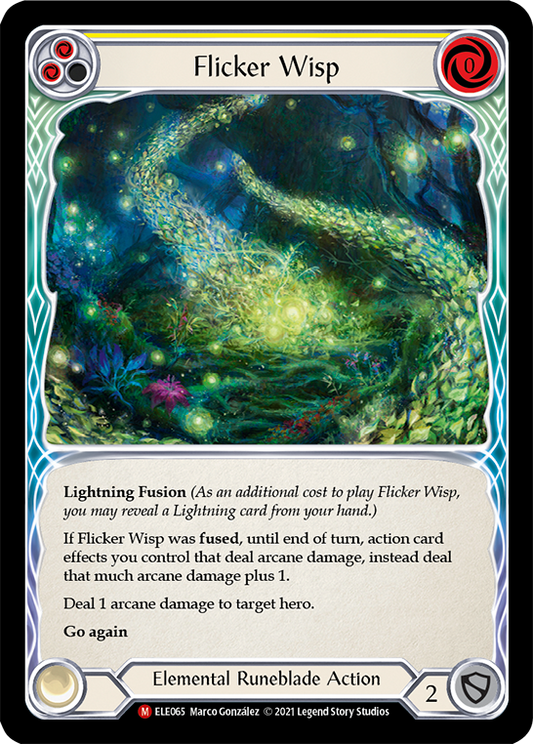 Flicker Wisp [ELE065] 1st Edition Normal, Tales of Aria, Majestic, ELE065