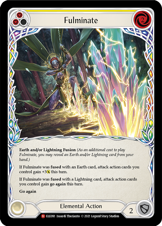 Fulminate [ELE091] Unlimited Edition Rainbow Foil, Tales of Aria, Majestic, ELE091