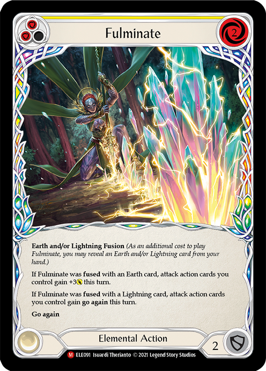 Fulminate [ELE091] Unlimited Edition Rainbow Foil, Tales of Aria, Majestic, ELE091