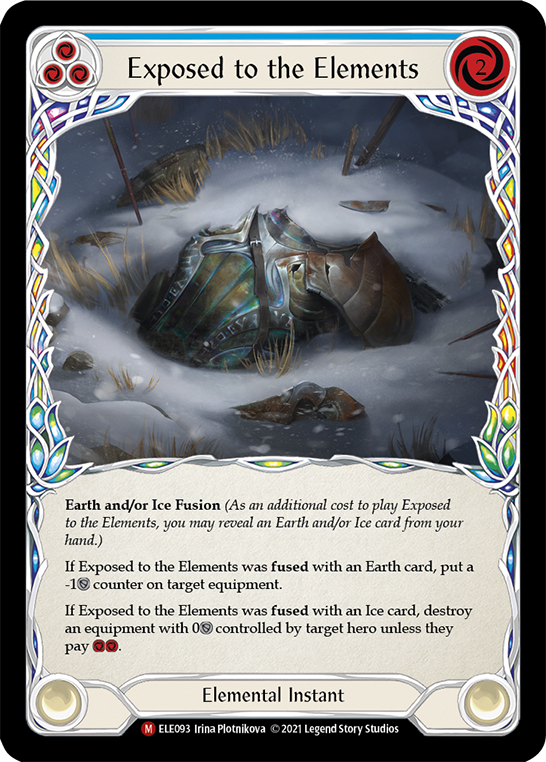 Exposed to the Elements [ELE093] Unlimited Edition Rainbow Foil, Tales of Aria, Majestic, ELE093