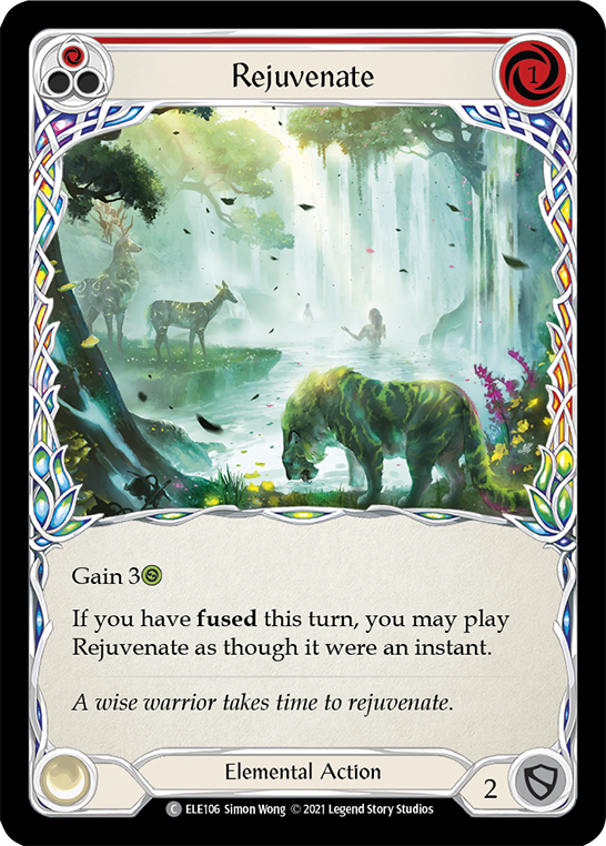 Rejuvenate (Red) [ELE106] 1st Edition Normal, Tales of Aria, Common, ELE106