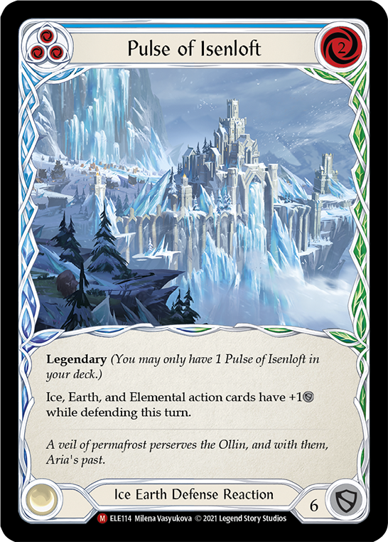 Pulse of Isenloft [ELE114] Unlimited Edition Rainbow Foil, Tales of Aria, Majestic, ELE114