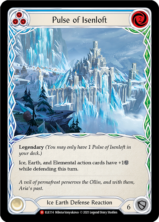 Pulse of Isenloft [ELE114] Unlimited Edition Rainbow Foil, Tales of Aria, Majestic, ELE114