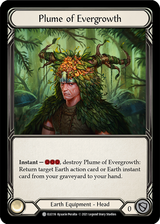 Plume of Evergrowth [ELE116] Unlimited Edition Rainbow Foil, Tales of Aria, Common, ELE116