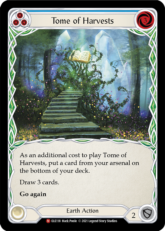 Tome of Harvests [ELE118] Unlimited Edition Rainbow Foil, Tales of Aria, Majestic, ELE118