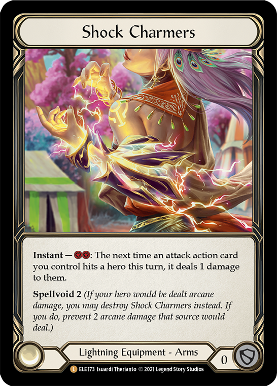 Shock Charmers [ELE173] 1st Edition Cold Foil, Tales of Aria, Legendary, ELE173