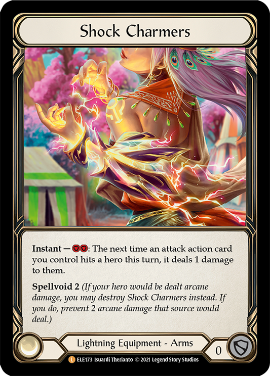 Shock Charmers [ELE173] 1st Edition Cold Foil, Tales of Aria, Legendary, ELE173