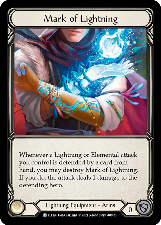 Mark of Lightning [ELE174] Unlimited Edition Rainbow Foil, Tales of Aria, Common, ELE174