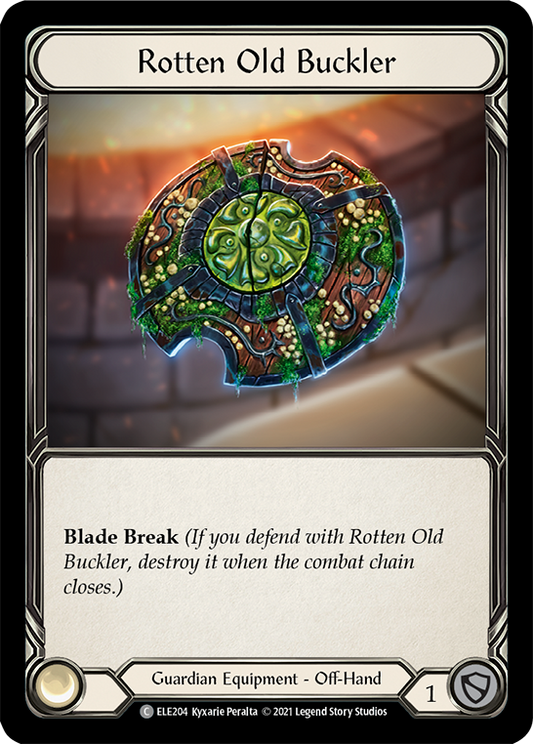 Rotten Old Buckler [ELE204] Unlimited Edition Rainbow Foil, Tales of Aria, Common, ELE204