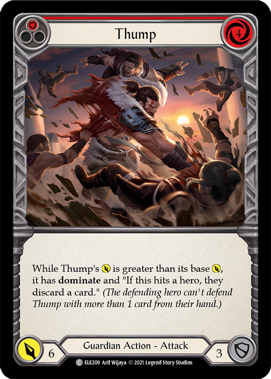 Thump (Red) [ELE209] Unlimited Edition Rainbow Foil, Tales of Aria, Common, ELE209