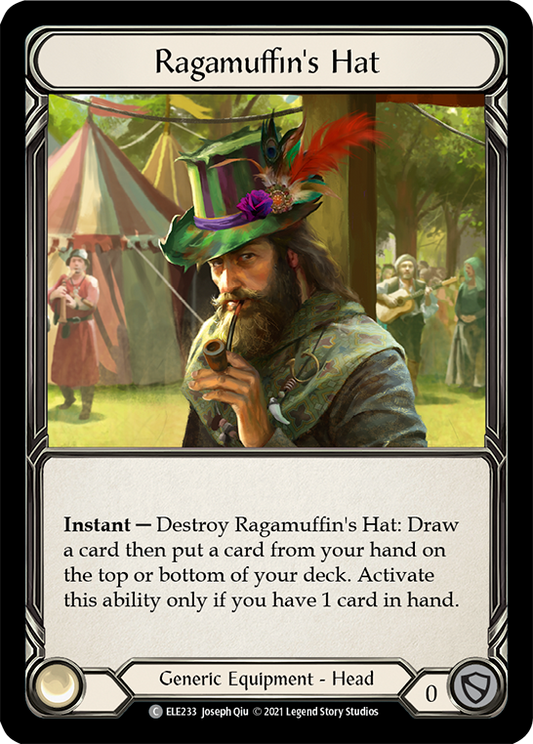 Ragamuffin's Hat [ELE233] Unlimited Edition Rainbow Foil, Tales of Aria, Common, ELE233