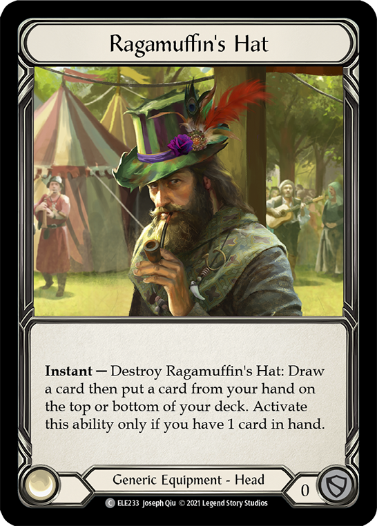 Ragamuffin's Hat [ELE233] 1st Edition Cold Foil, Tales of Aria, Common, ELE233