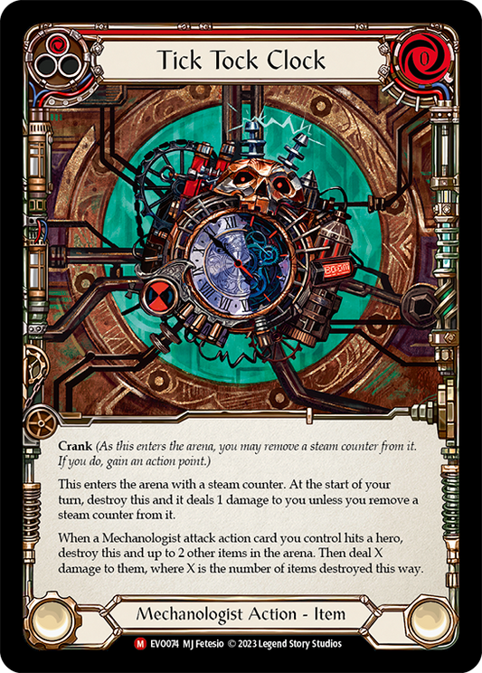 Tick Tock Clock [EVO074] Rainbow Foil, Bright Lights, Majestic, EVO074