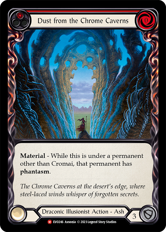 Dust from the Chrome Caverns [EVO246] Rainbow Foil, Bright Lights, Majestic, EVO246