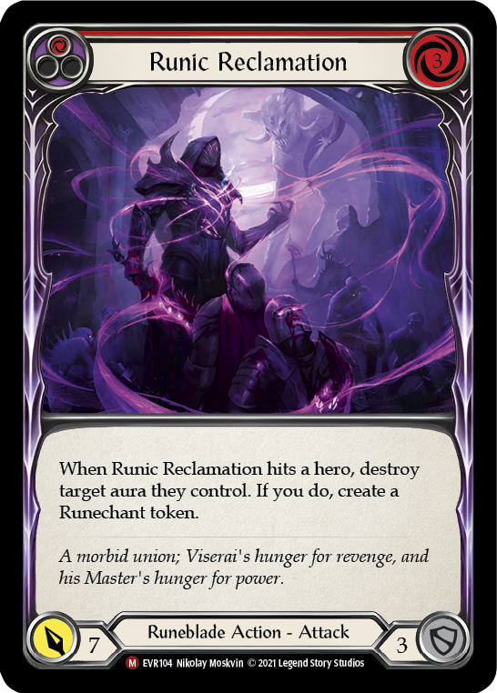 Runic Reclamation [EVR104] 1st Edition Normal, Everfest, Majestic, EVR104