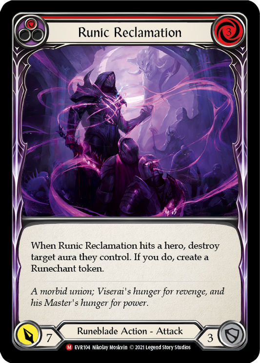 Runic Reclamation [EVR104] 1st Edition Normal, Everfest, Majestic, EVR104