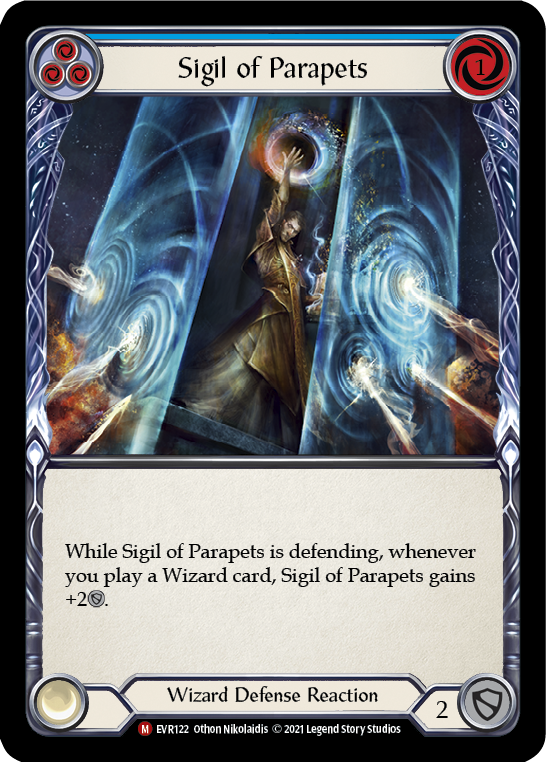 Sigil of Parapets [EVR122] 1st Edition Normal, Everfest, Majestic, EVR122