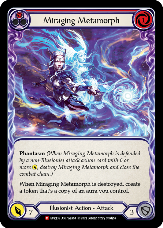 Miraging Metamorph [EVR139] 1st Edition Normal, Everfest, Majestic, EVR139