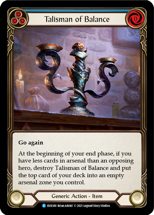 Talisman of Balance [EVR188] 1st Edition Normal, Everfest, Rare, EVR188