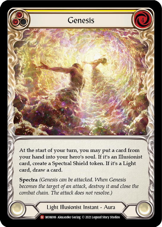 Genesis [MON006] Unlimited Edition Rainbow Foil, Monarch, Majestic, MON006