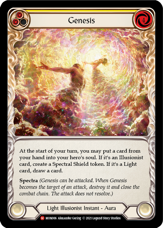 Genesis [MON006] Unlimited Edition Rainbow Foil, Monarch, Majestic, MON006