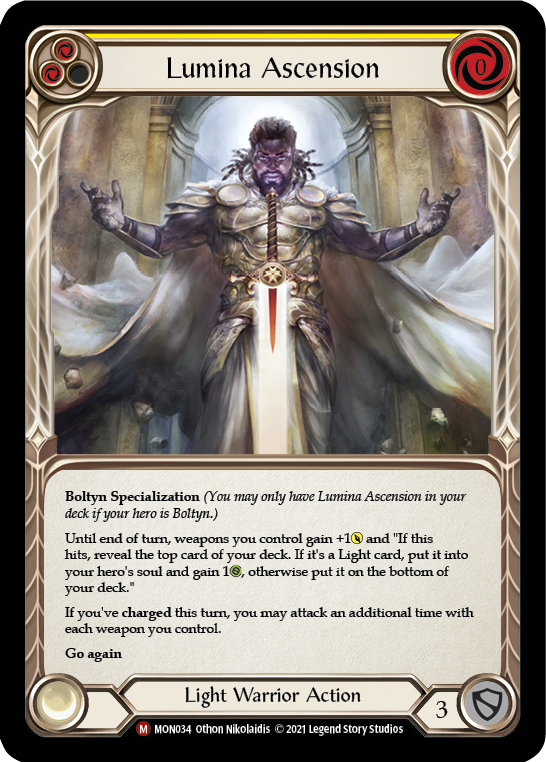 Lumina Ascension [MON034] Unlimited Edition Rainbow Foil, Monarch, Majestic, MON034