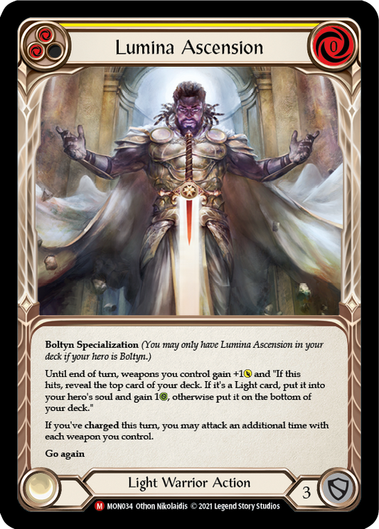 Lumina Ascension [MON034] Unlimited Edition Rainbow Foil, Monarch, Majestic, MON034