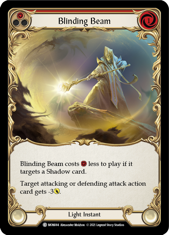 Blinding Beam (Red) [MON084] Unlimited Edition Normal, Monarch, Common, MON084