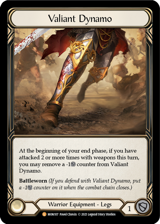 Valiant Dynamo [MON107] Unlimited Edition Rainbow Foil, Monarch, Legendary, MON107