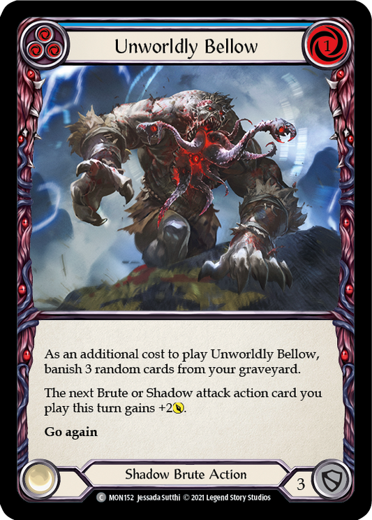 Unworldly Bellow (Blue) [MON152] Unlimited Edition Normal, Monarch, Common, MON152