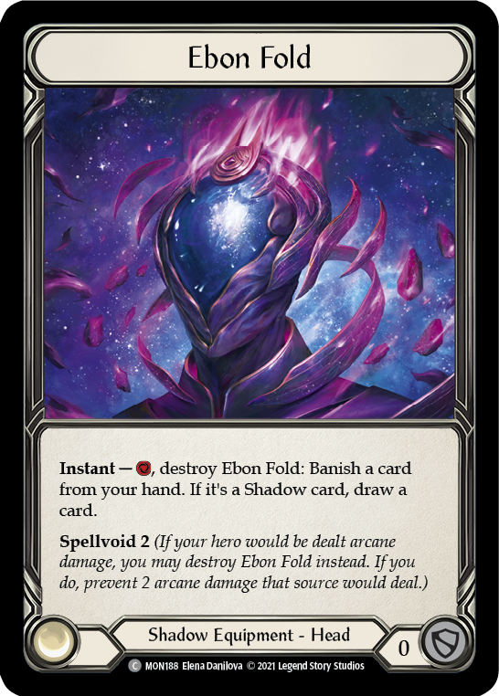 Ebon Fold [MON188] Unlimited Edition Rainbow Foil, Monarch, Common, MON188