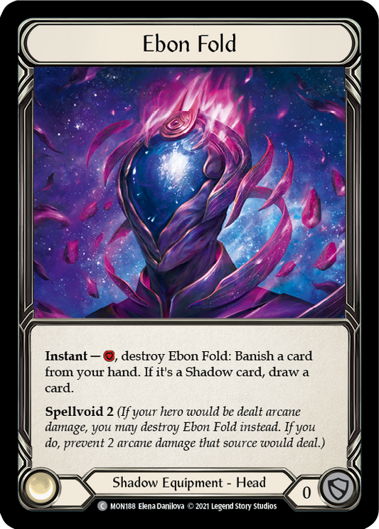 Ebon Fold [MON188] Unlimited Edition Rainbow Foil, Monarch, Common, MON188