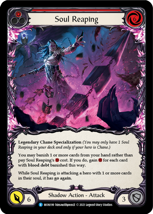 Soul Reaping [MON199] Unlimited Edition Normal, Monarch, Rare, MON199