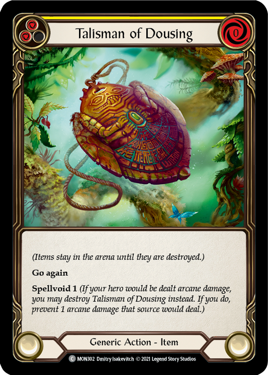 Talisman of Dousing [MON302] Unlimited Edition Rainbow Foil, Monarch, Common, MON302