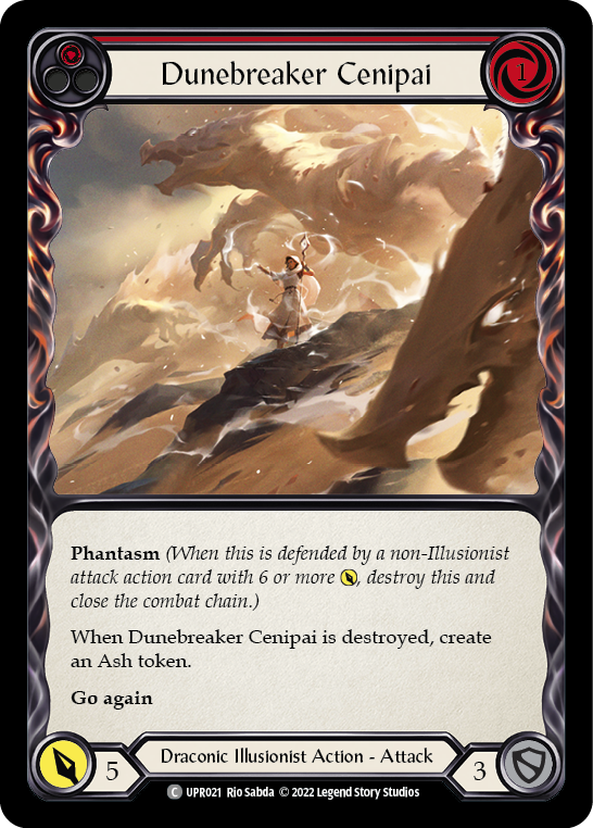 Dunebreaker Cenipai (Red) [UPR021] Rainbow Foil, Uprising, Common, UPR021