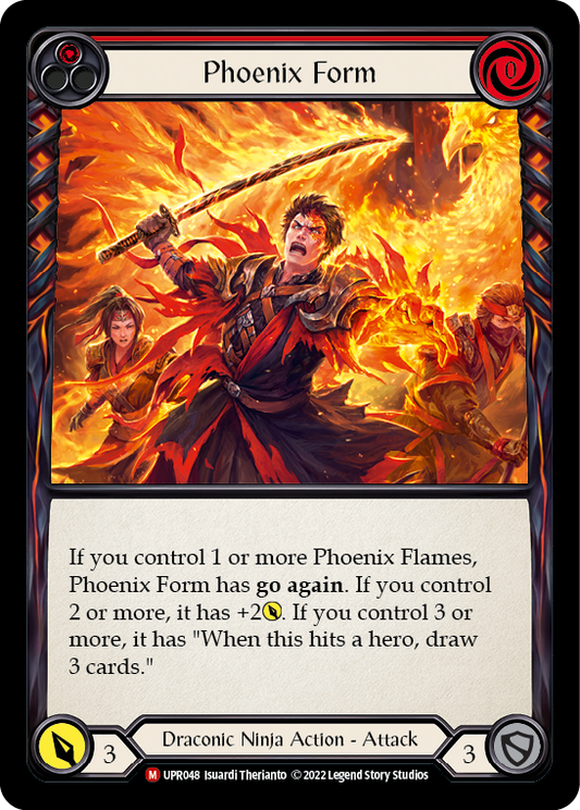 Phoenix Form [UPR048] Rainbow Foil, Uprising, Majestic, UPR048