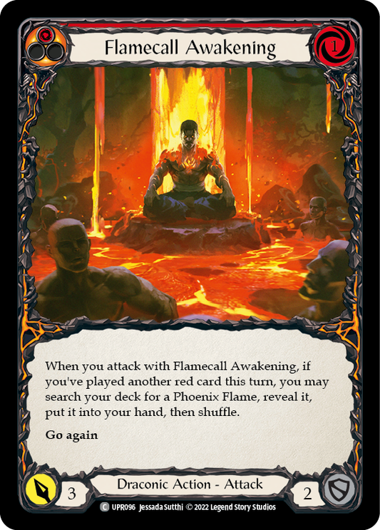 Flamecall Awakening [UPR096] Rainbow Foil, Uprising, Common, UPR096