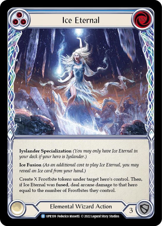 Ice Eternal [UPR109] Rainbow Foil, Uprising, Rare, UPR109