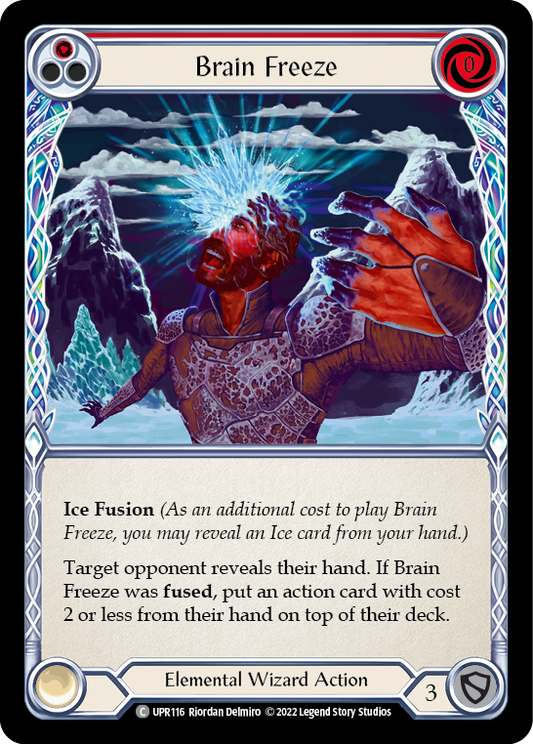 Brain Freeze (Red) [UPR116] Rainbow Foil, Uprising, Common, UPR116