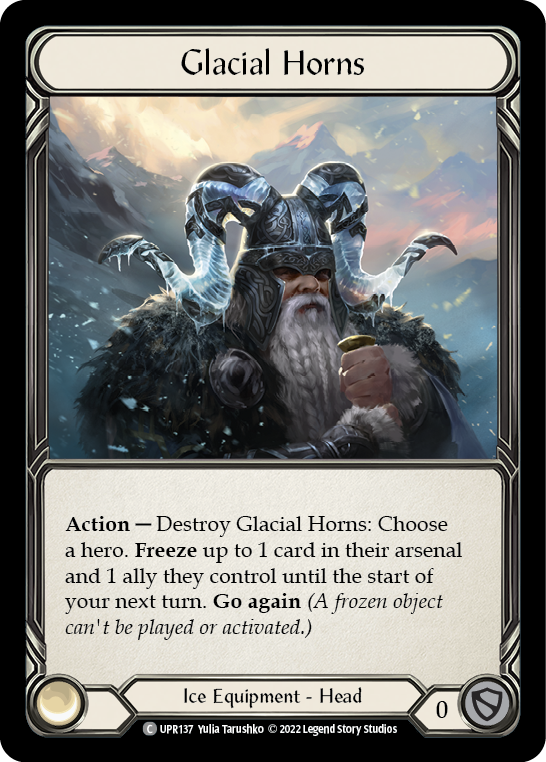 Glacial Horns [UPR137] Cold Foil, Uprising, Common, UPR137