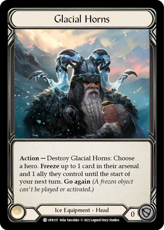 Glacial Horns [UPR137] Cold Foil, Uprising, Common, UPR137