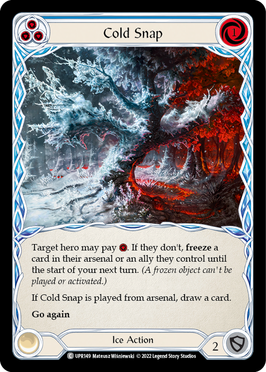 Cold Snap (Blue) [UPR149] Rainbow Foil, Uprising, Common, UPR149