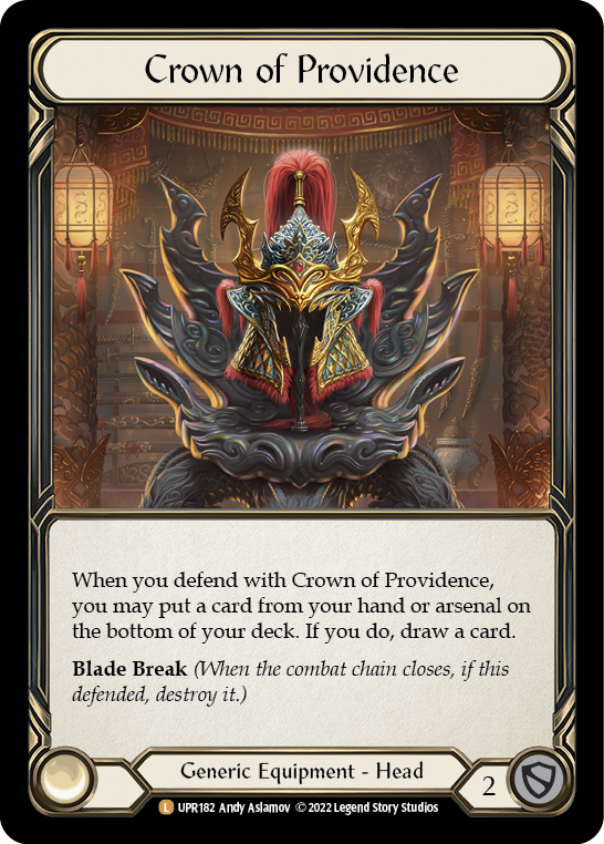 Crown of Providence [UPR182] Cold Foil, Uprising, Legendary, UPR182