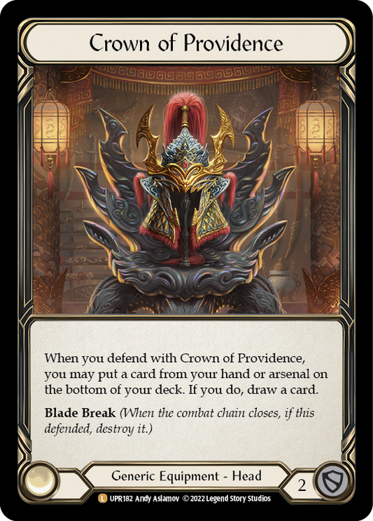 Crown of Providence [UPR182] Cold Foil, Uprising, Legendary, UPR182